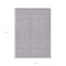 Homeroots 9' X 12' Purple And Ivory Geometric Washable Indoor Outdoor Area Rug 595593 - alternate 8