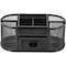 Lorell Mesh Desktop Organizer, 1 Drawer, Black LLR84240 - alternate 2