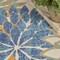 Homeroots 5' X 8' Blue And Green Floral Indoor Outdoor Area Rug 545013 - alternate 8