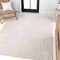 Jonathan Y Alcina Modern Scandinavian Graphic Lines High-Low White/Cream 3 ft. x 5 ft. Area Rug SND102B-3 - alternate 8