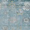 Homeroots 8' X 10' Teal Blue And Aqua Floral Washable Indoor Outdoor Area Rug 609519 - alternate 8