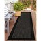 World Rug Gallery Contemporary Bordered Weather Resistant Reversible Indoor/Outdoor Rug 2 ft x 7 ft Black WR111BLACK2X7 - alternate 1
