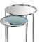 Homeroots 22" Silver Aluminum Round Mirrored End Table 354673 - alternate 6