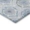 Homeroots 10' X 14' Gray And Denim Blue Medallion Washable Indoor Outdoor Area Rug 587661 - alternate 8