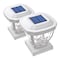 Home Zone Security 12-Lumen-Each 4 x 4 Solar LED Post Cap Lights, White ELI1402V - alternate 1