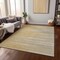 Homeroots 5' X 8' Gold Gray And Ivory Striped Washable Indoor Outdoor Area Rug 597242 - alternate 6