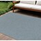 Homeroots 9' X 12' Aqua And Ivory Geometric Indoor Outdoor Area Rug 551538 - alternate 8