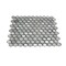 Apollo Tile Silver 10.8 in x 11.5 in Glass Glossy, Matte Floor and Wall Mosaic Tile 8.63 sqft/case, 10PK APLAHX8801A - alternate 8