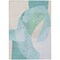 Homeroots 10' X 14' Pale Aqua And Beige Abstract Washable Indoor Outdoor Area Rug 630458 - alternate 7
