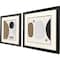 Homeroots Set Of Two Neutral Stones Brown Framed Wall Art, 2PK 654129 - alternate 5