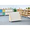 Beleduc By Playwell Pisa 41.1inx14.2in 3-Pocket Bookshelf Display, White/Oak HPL, Scratch-Resistant, 31.9inH, 3+ 846064 - alternate 6