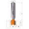 Cmt SOLID SURFACE - DRAINBOARD BIT D=1inx1/2in R=1/8in S=1/2in 881.512.11 - alternate 4