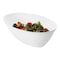 Smarty Had A Party 2 qt. White Oval Plastic Serving Bowls (24 Bowls), 24PK 6912-CASE - alternate 8