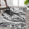 Jonathan Y Swirl Marbled Abstract Black/Ivory 3 ft. x 5 ft. Area Rug SOR203E-3 - alternate 8