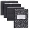Roaring Spring Case of Black Marble Comp Notebooks, 5x5 Graph Ruled, 80 sht, 15 lb Paper, 9.75"x7.75", Hard Cover, PK48 77227cs - alternate 1