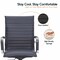 Leisuremod Harris High-Back Faux Leather Office Chair, Black HOT19BLL - alternate 10