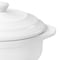 Martha Stewart Stoneware Casserole with Lid in White 128884.02 - alternate 6