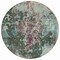 Homeroots 8' Fern Green And Purple Round Damask Washable Indoor Outdoor Area Rug 596383 - alternate 8