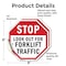 Signmission Stop Look Out for Forklift Traffic, 6 inch X 6 inch, Vinyl Decal, 2PK OC-D-2PACK-6-41 - alternate 4