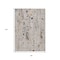 Homeroots 8' X 10' Linen And Gold Abstract Washable Indoor Outdoor Area Rug 631182 - alternate 7