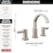 Delta Albion Two Handle Widespread Bathroom Faucet Spotshield Brushed Nickel 35855LF-SP - alternate 4