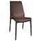 Leisuremod Kent Outdoor Dining Side Chair, Brown KC19BR - alternate 1