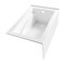 Kingston Brass 48" Acrylic Rectangular 3-Wall Alcove Tub, Right Hand Drain and Anti-Skid Surface, Glossy White VTAM4832R22D - alternate 6