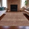 Homeroots 10' X 14' Pink And Ivory Geometric Washable Indoor Outdoor Area Rug 630512 - alternate 6