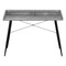 Homeroots 47" Gray and Black Wood and Metal Parsons Computer Desk 489842 - alternate 1