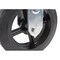 Vestil Rubber Rigid Caster 8 In. Diameter x 2 In. Width 551 Lb. Capacity Black CST-VE-8X2MR-R - alternate 9