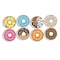 Ashley Productions Non-Magnetic Mini Whiteboard Erasers, DonutFetti, 8PK 78009 - alternate 1