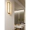 Afx Gallery - 20in LED Wall Sconce - 20W - Light Antique Brass GLYS0520LAJUDLB - alternate 5