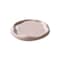 Homeroots 7in Pale Pink Resin Handmade Round Trinket Tray 724175 - alternate 1