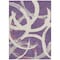 Homeroots 10' X 14' Purple Ivory And Gray Abstract Washable Indoor Outdoor Area Rug 599159 - alternate 7
