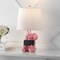 Jonathan Y Kairi 21" Modern Shabby Chic Resin/Iron Happy Elephant LED Kids' Table Lamp with Phone Stand, Pink JYL4060B - alternate 8