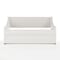 Martha Stewart Simone Twin Upholstered Platform Daybed with Pull Out Trundle, Cushioned Headboard, Footboard XH-8549-DBT-WH-MS - alternate 8