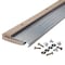 M-D Building Products 4-9/16 in. x 1-1/8 in. x 36 in. Silver Adjustable Aluminum & Hardwood Threshold 76265 - alternate 6