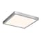 Dals Lighting Delta 10'' Square Indoor/Outdoor LED Flush Mount, Satin Nickel CFLEDSQ10-CC-SN - alternate 1