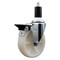 Service Caster 5'' Nylon Swivel 1-3/8'' Expanding Stem Caster with Brake SCC-EX20S514-NYS-PLB-138 - alternate 1