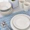Gibson Home 16 Piece Bedford Lane Fine Ceramic Dinnerware Set in Off White 105778.16 - alternate 9