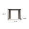 Homeroots 32" Light Gray Computer Desk 403820 - alternate 7