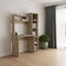 Homeroots 40" Natural Computer Desk With Hutch 477845 - alternate 4