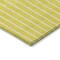 Homeroots 3' X 5' Yellow And Blue Striped Washable Indoor Outdoor Area Rug 597211 - alternate 9