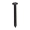 Auveco #8 x 1 1/4in Phillips Pan Head Tapping Screw Black Oxide, 100PK 10183 - alternate 1