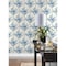 York Wallcoverings Bird of Paradise Blue Wallpaper TC2671 - alternate 4