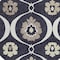Homeroots 8' Black Ivory And Taupe Round Medallion Washable Indoor Outdoor Area Rug 589592 - alternate 8
