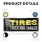 Signmission Tires Truck and Trailer, 18 Inch x 48 Inch, Vinyl Banner B-30895 - alternate 5