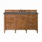 James Martin Vanities Brittany 60'' S Vanity, Saddle Brown w/ Parisien Bleu Silestone Top w/FreePower Wireless Charger 650-V60S-SBR-FPBL - alternate 1