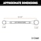 Curt Wrench, 1-1/8 x 1-1/2 in Head, 15-1/2 in OAL, Steel, Chrome 20001 - alternate 6