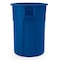 Suncast Commercial 55 GALLON UTILTIY TRASH CAN, BLUE TCU55BL - alternate 3